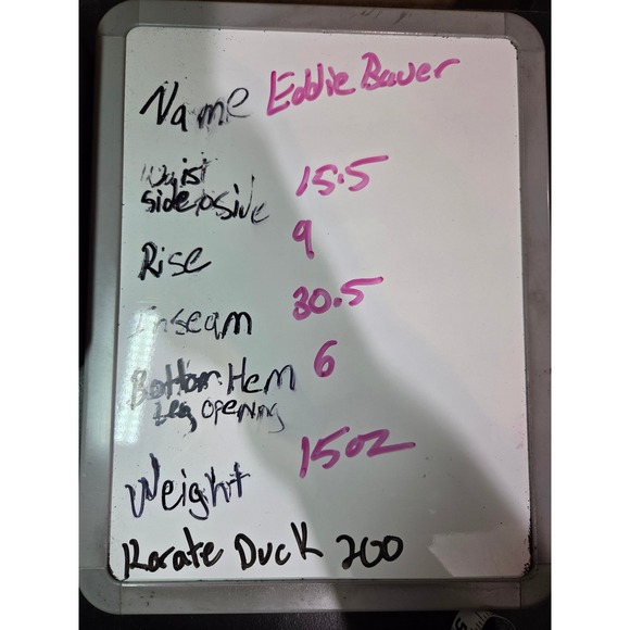 Eddie Bauer Relaxed Fit Slim Boyfriend Chino Pants Ladies 6 Beige Mid Rise - Picture 7 of 7